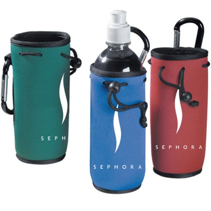 Wholesale Bottle Cooler Koozie with Carabiner