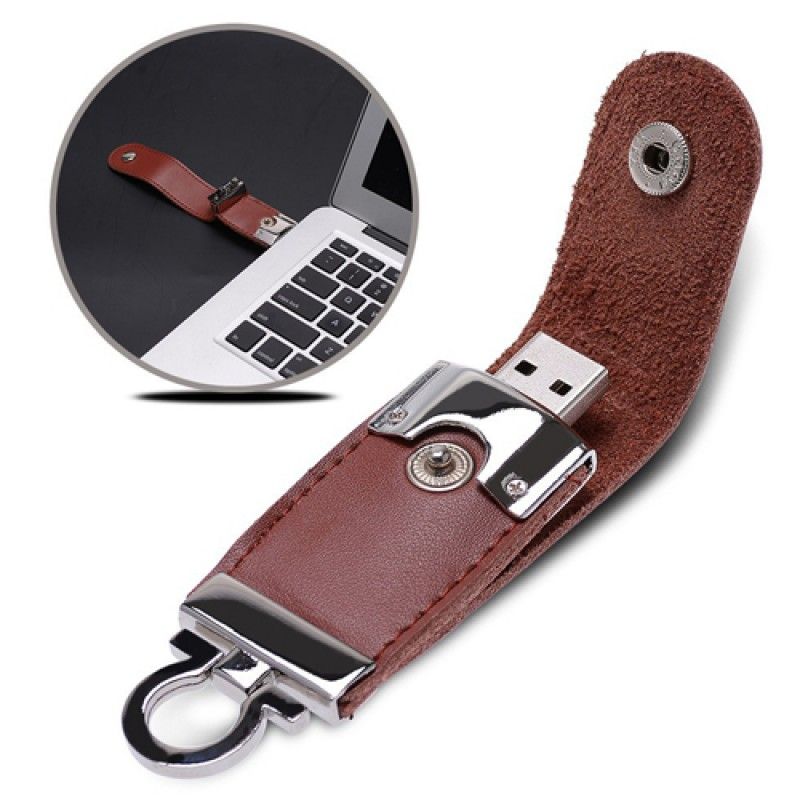 Wholesale 16GB Stylo Leather Flash Drive