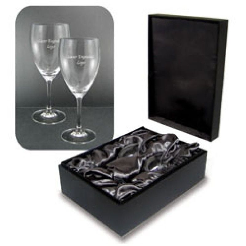 Wholesale Crystal White Wine Glasses (pair)