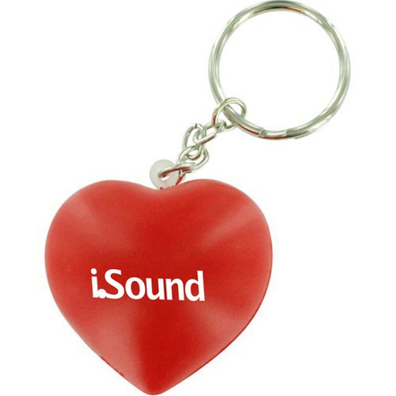 Wholesale Valentine Heart Shaped Stress Ball Keychain