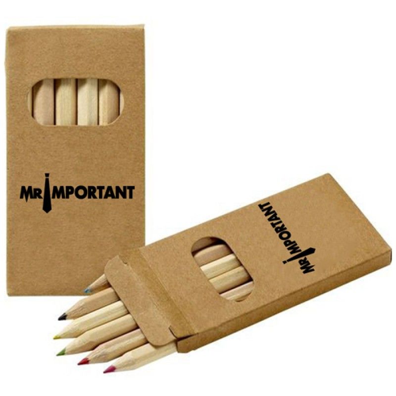 Wholesale Wooden Six Color Pencil Set