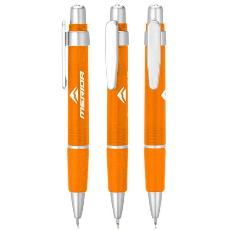 Wholesale Retractable Textured Grip Ballpoint Pen