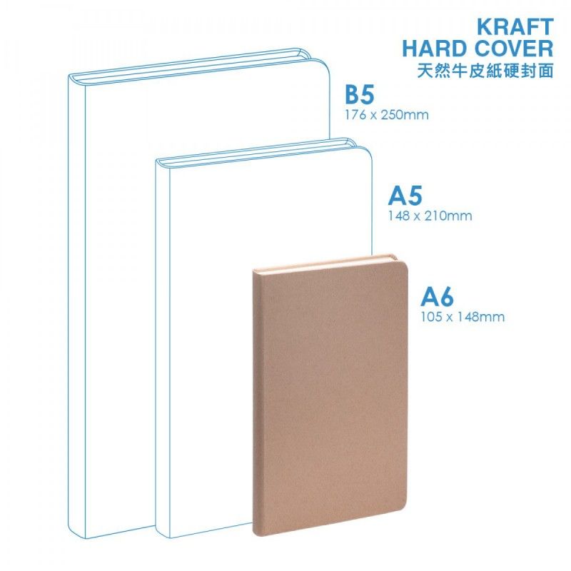 Wholesale Eco A6 Hard Cover Notebook