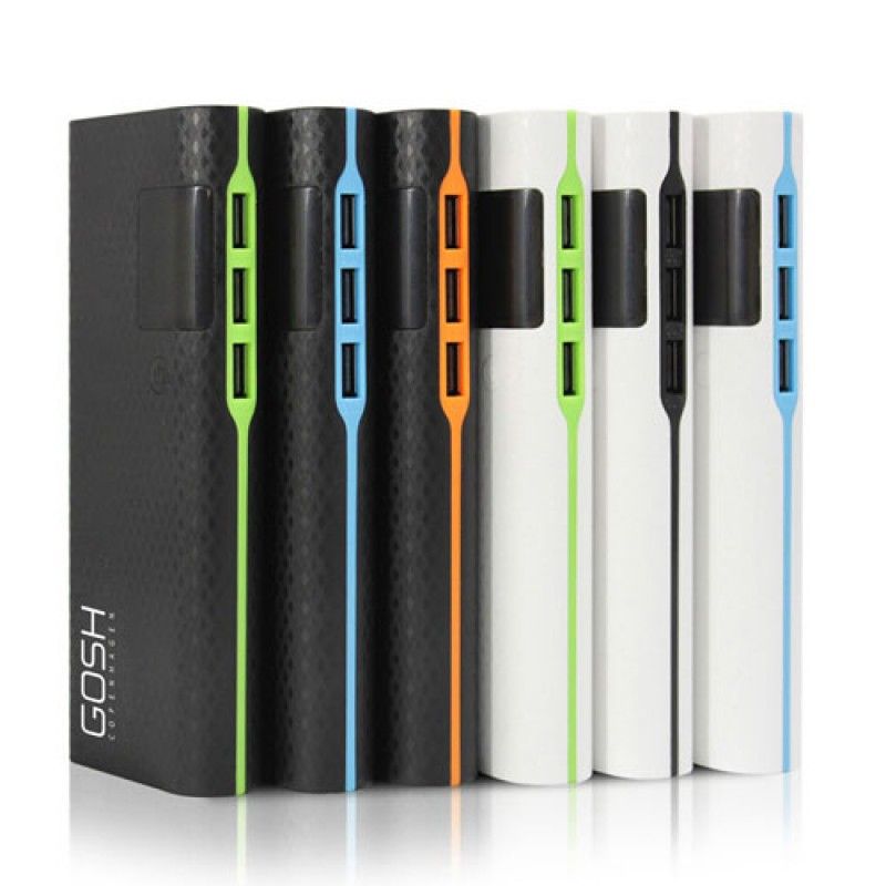 Wholesale 3 USB 20000mAh Digital Power Bank