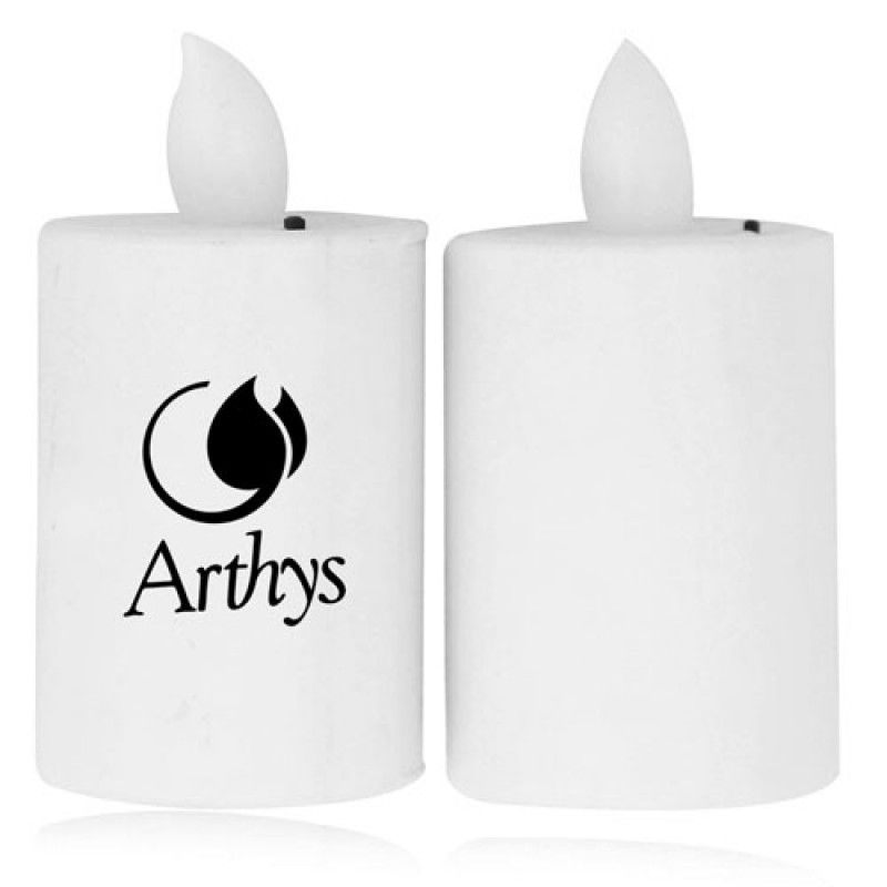 Wholesale 2Pc Set Led Flameless Flickering Candle