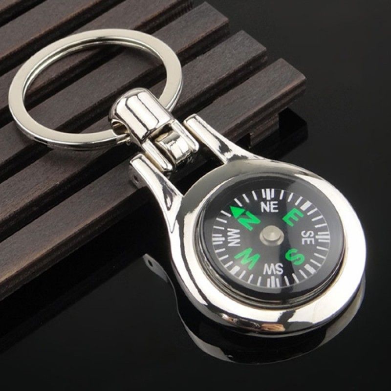 Wholesale Multifunctional Compass Keychain