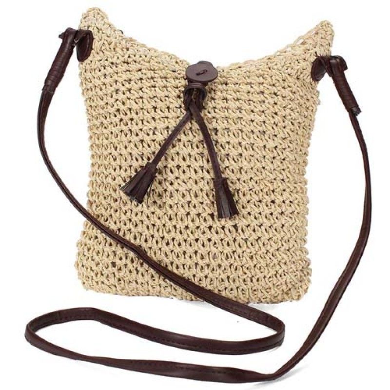 Wholesale Women Weave Burlap Jute Pouches