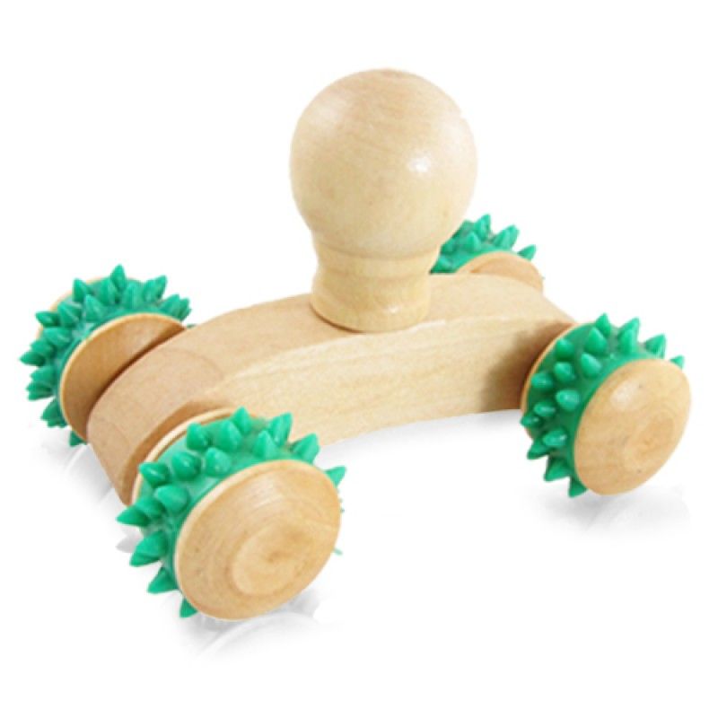 Wholesale Rolling Wheels Wooden Massager