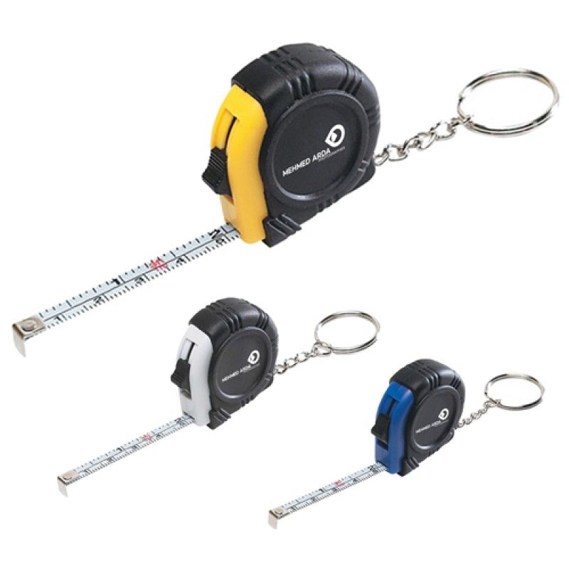 Wholesale Portable Rubber Tape Measure Keychain