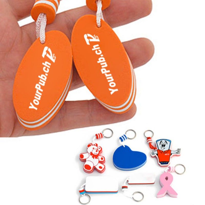 Wholesale Floating Custom Shaped Key Chains