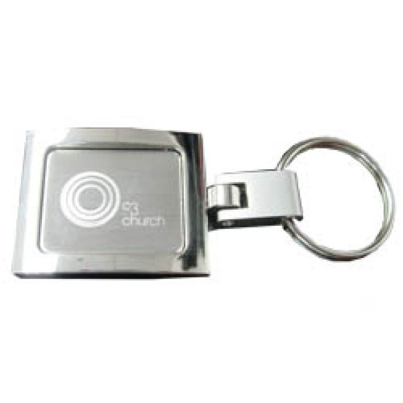 Wholesale New Square Metal Keyring