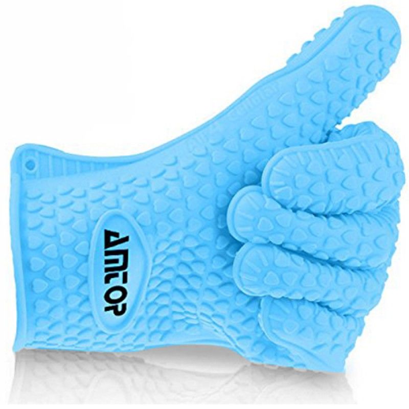 Wholesale Love DOT Thick Non-Slip Silicone Oven Mitt