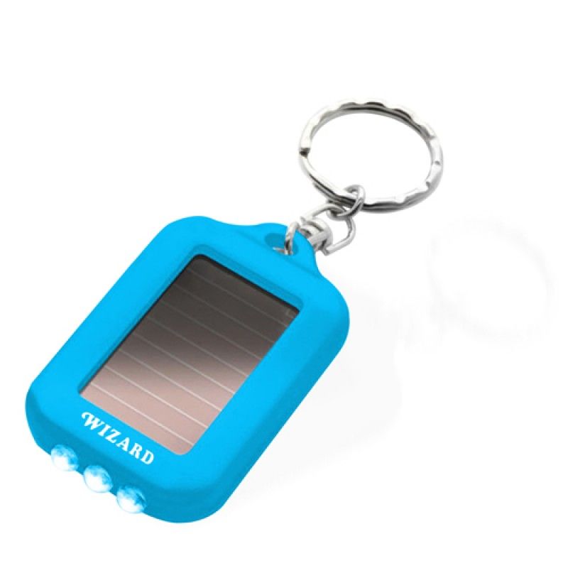 Wholesale Solar LED Flashlight With Keychain