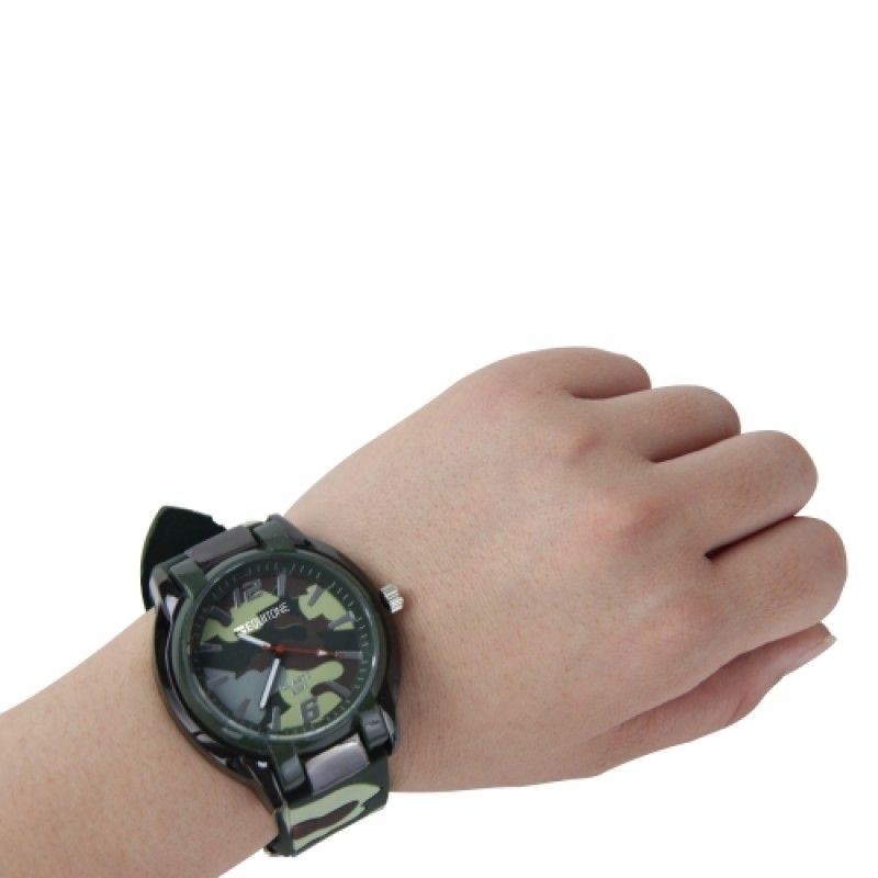 Wholesale Silicone Camouflage Sports Wrist Watch