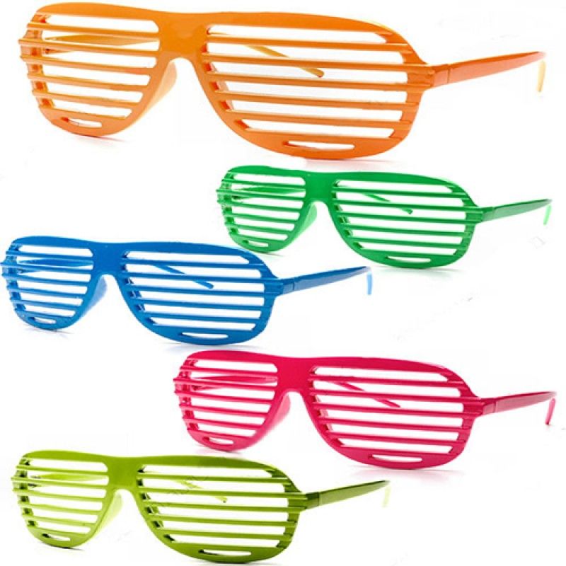 Wholesale Shutter Striped Sunglass