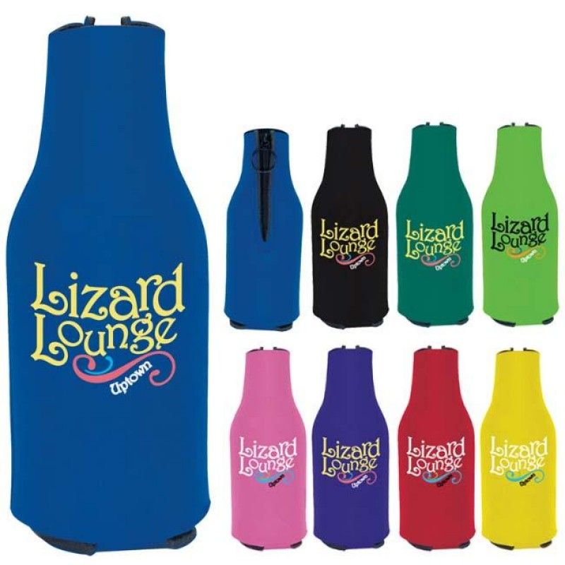 Wholesale Zip-Up Bottle Koozie(R) Kooler-[NW-91400]