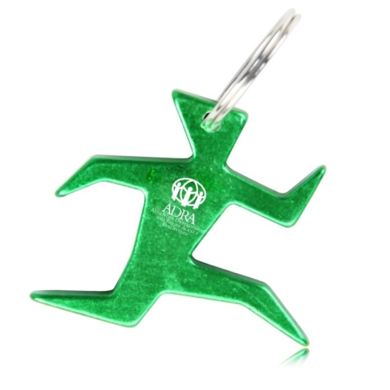 Wholesale Running Man Bottle Opener Keychain