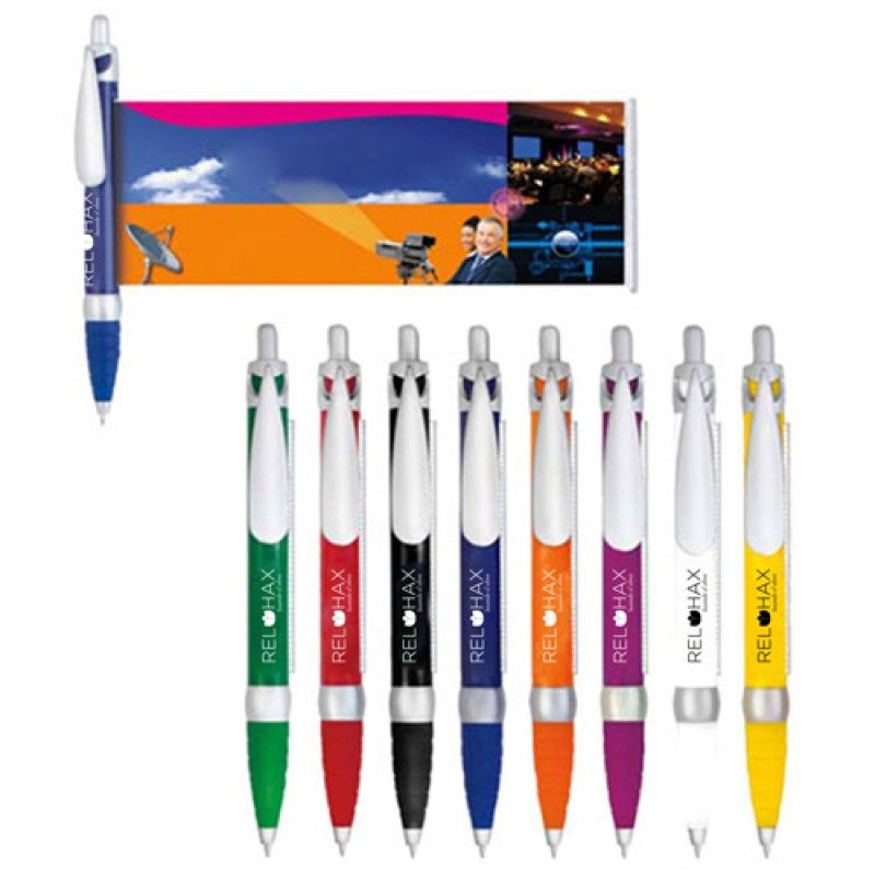 Wholesale Retractable Ballpoint Banner Pen