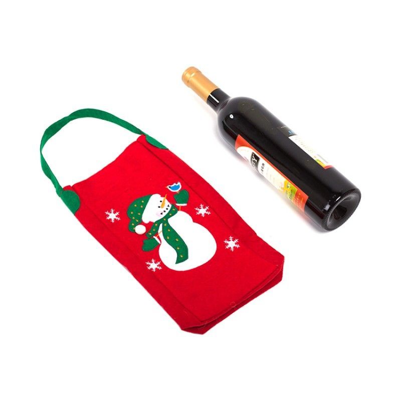 Candy Wine Bottle Bag Christmas Gift Bags