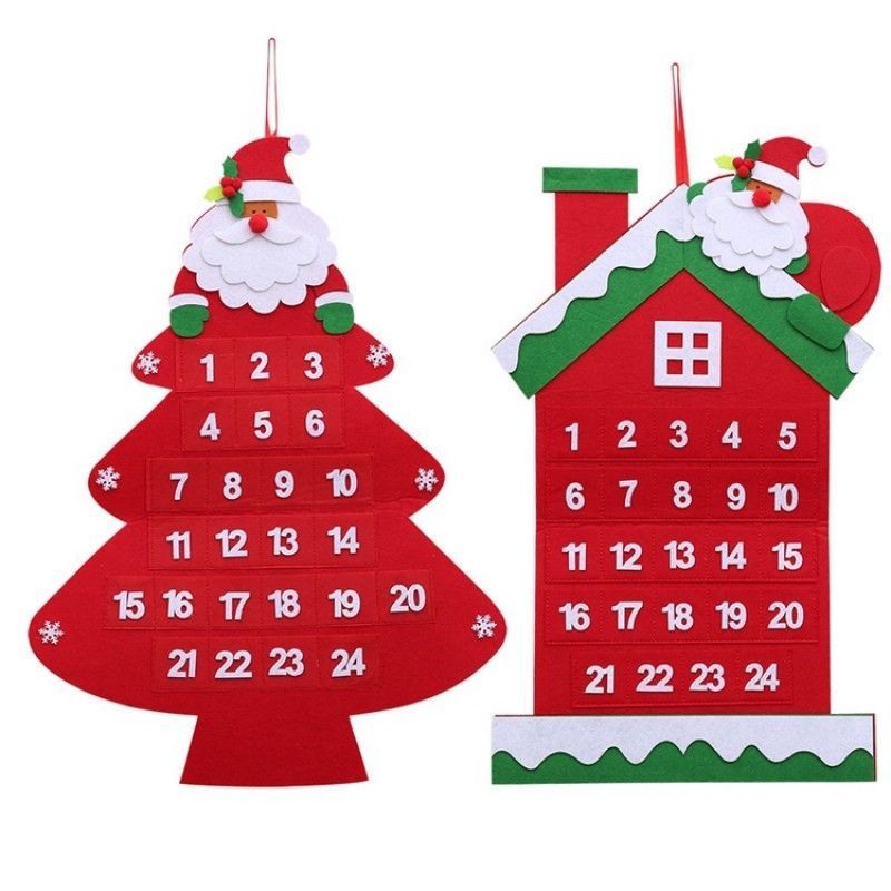 Felt Christmas advent calendar 