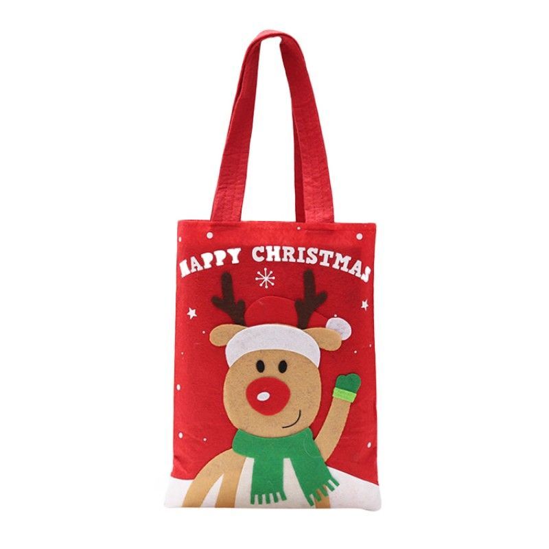 Promotional customized recycle pp shopping christmas non woven bag