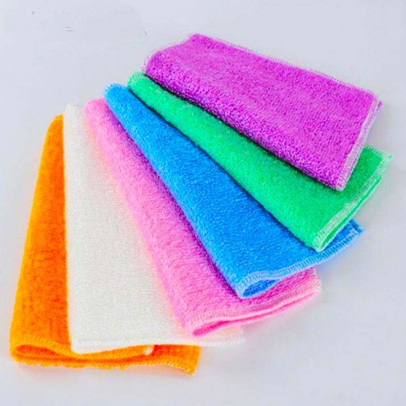 Anti-grease Dish Cloth Bamboo Fiber Washing Towel Magic Kitchen Cleaning Wiping Rag