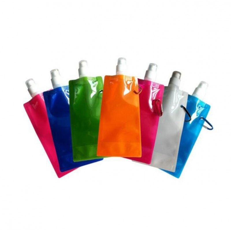 Promotional Custom Logo PE Folding Plastic Water Bottle