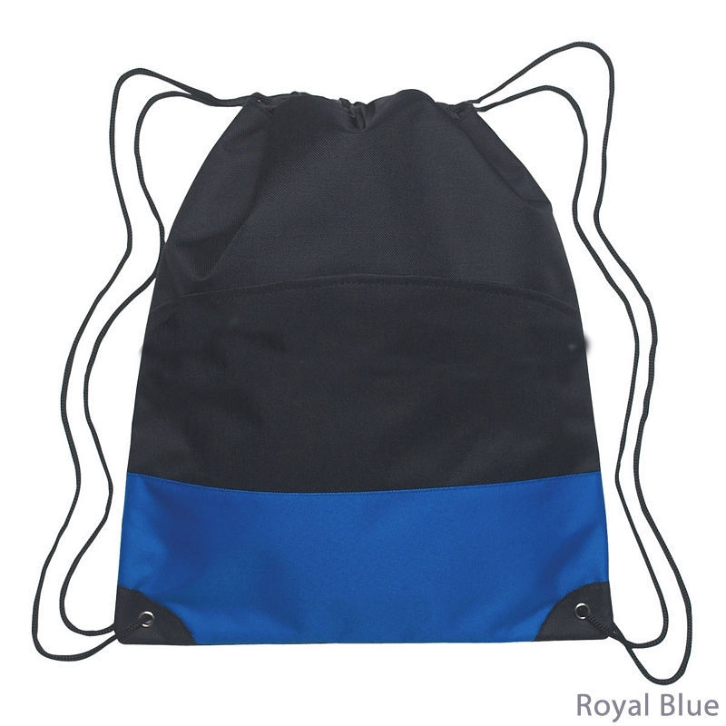 Prop65 Kids Summer Camp And Hiking Nylon Drawstring Backpack With Good Waterproof 