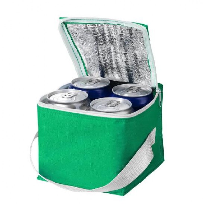 Accept customized logo and packing non woven insulated lunch thermal cooler bag 