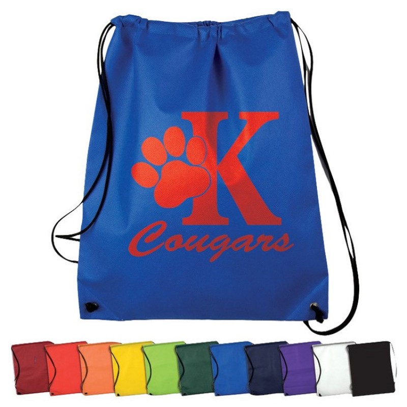 Promotional Cinch-Up Nonwoven Drawstring Bag 