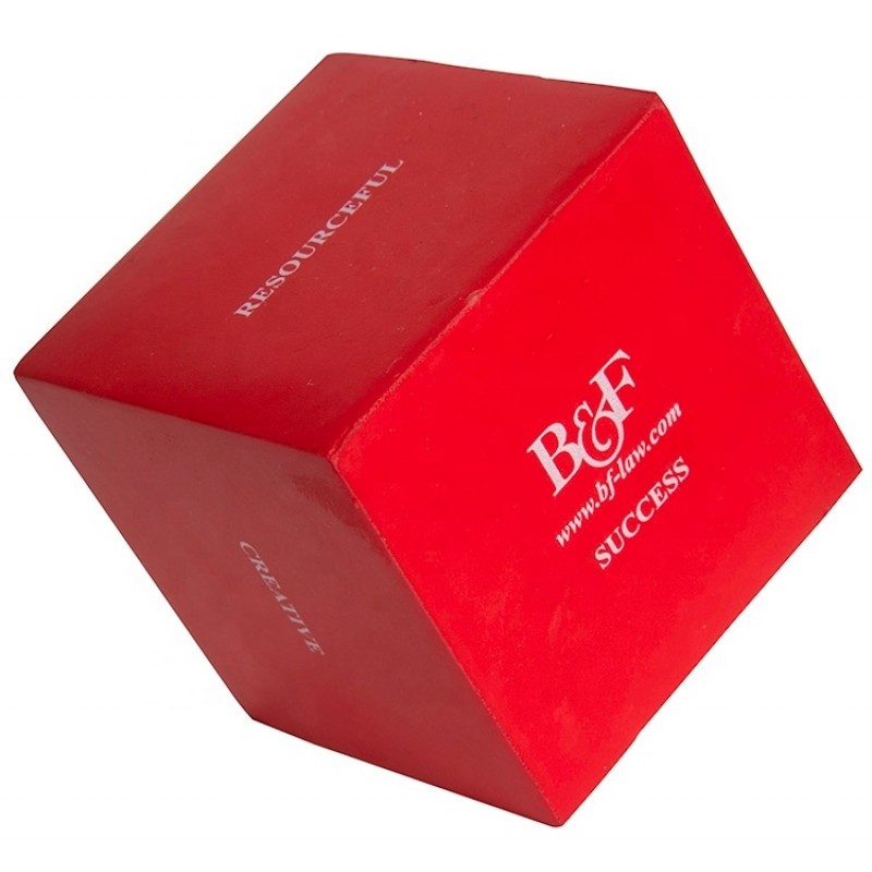 Promotion Gift Plain Cube Stress Ball 