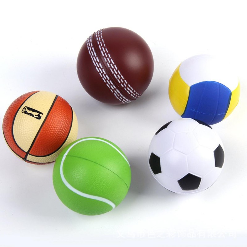 Logo Imprint PU Volleyball Stress Ball