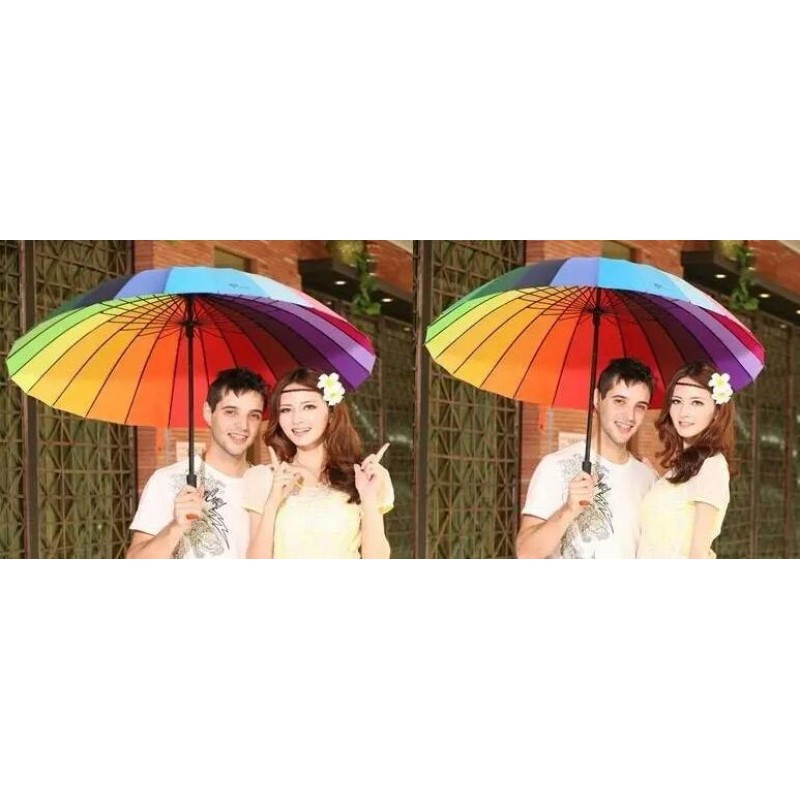 24K Color Rainbow Fashion Umbrella