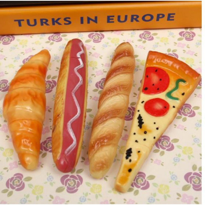 New ball-point pen creative Pizza hot dog bread ballpoint craft pen