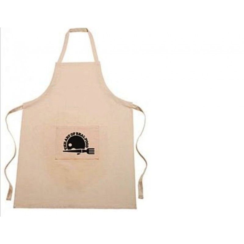 100% Cotton Apron Natural