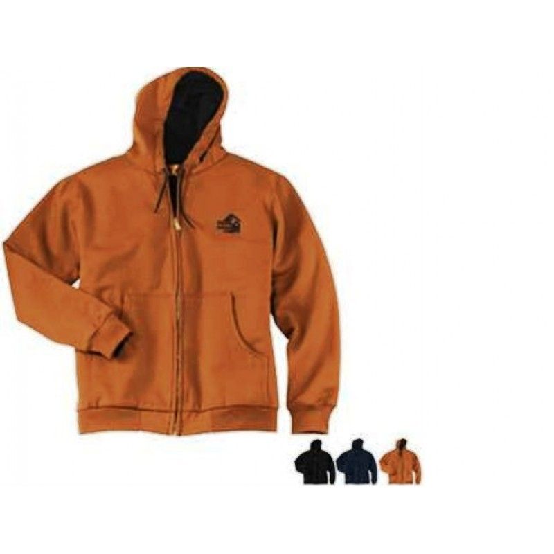 Duck Cloth Hooded Work Jacket