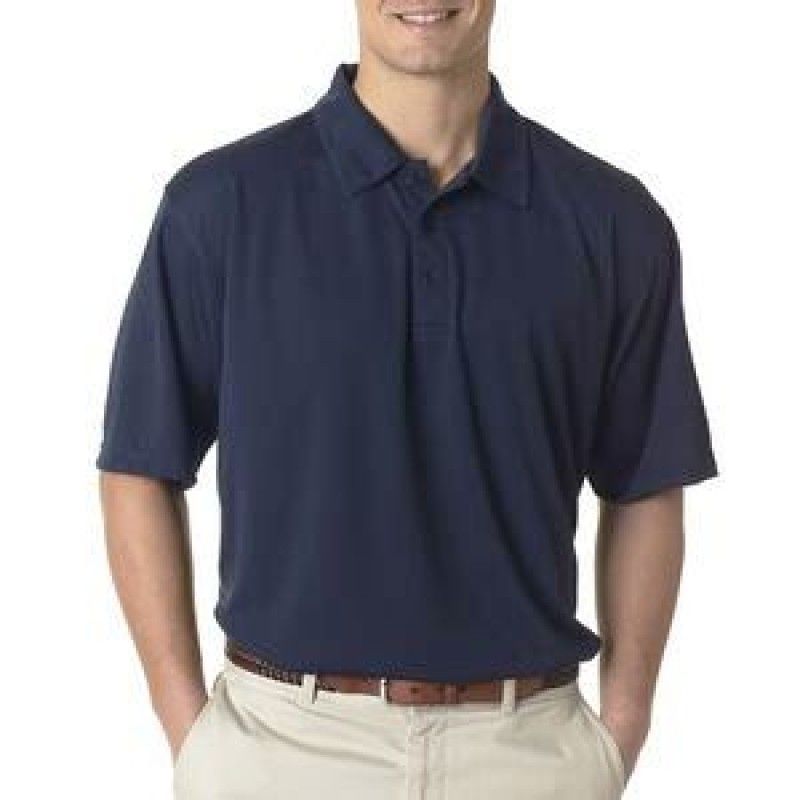 Ultraclub(R) Men's Platinum Performance Jacquard Polo Tempcontrol Technology