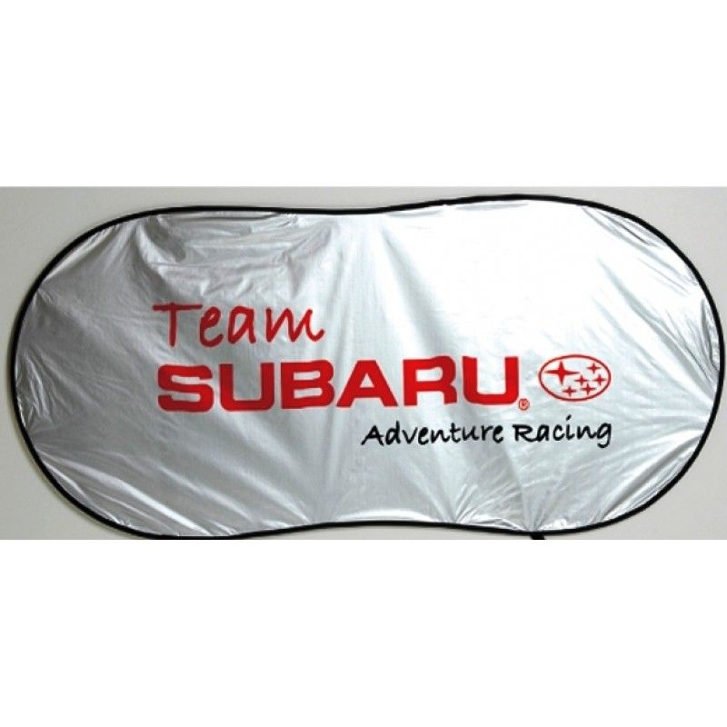 Nylon Automobile Collapsible Sunshade With Elastic Strap (52"X24")