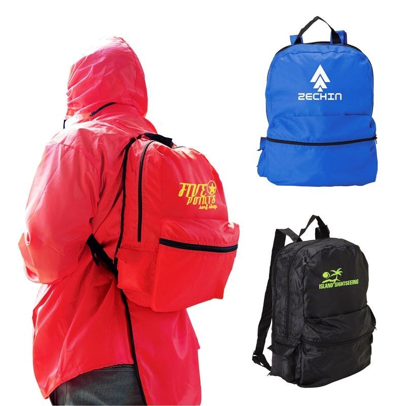 All-in-1 Backpack & Rain Jacket Combo