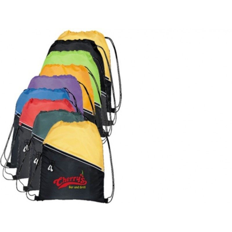 Promotional Railway Drawstring Cinch Backpack