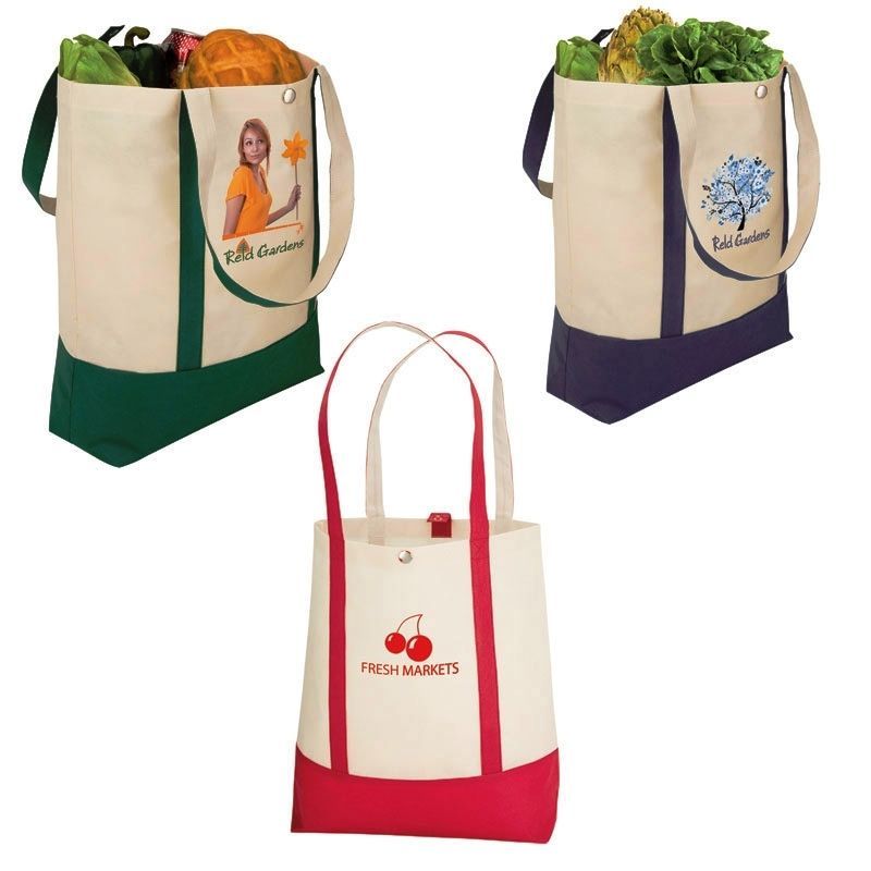 Snap Closure Econo Tote Bag