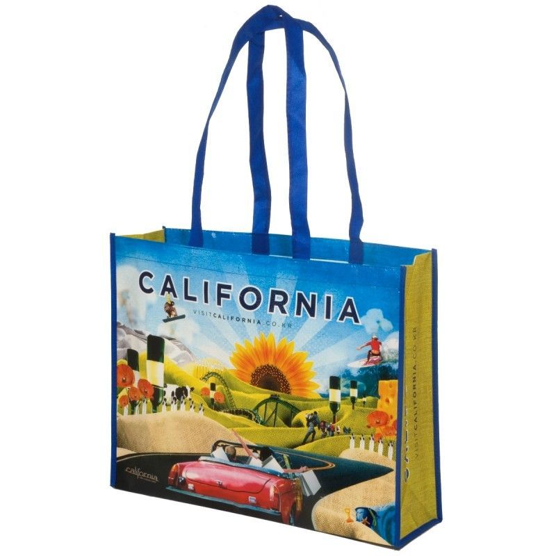 Custom Laminated Poly-pro Tote Bag - 80 Gsm