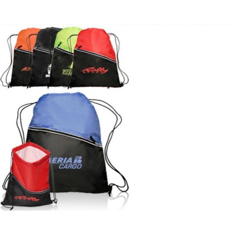 Two-Tone Drawstring Sports Packs