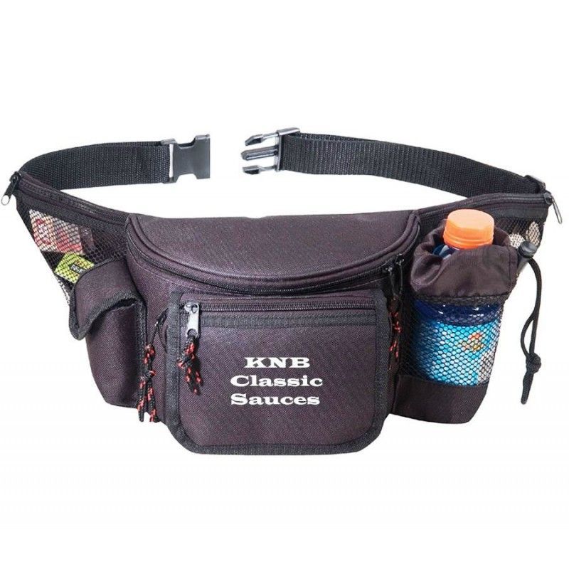 7 Zipper Fanny Pack With Bottle Holder