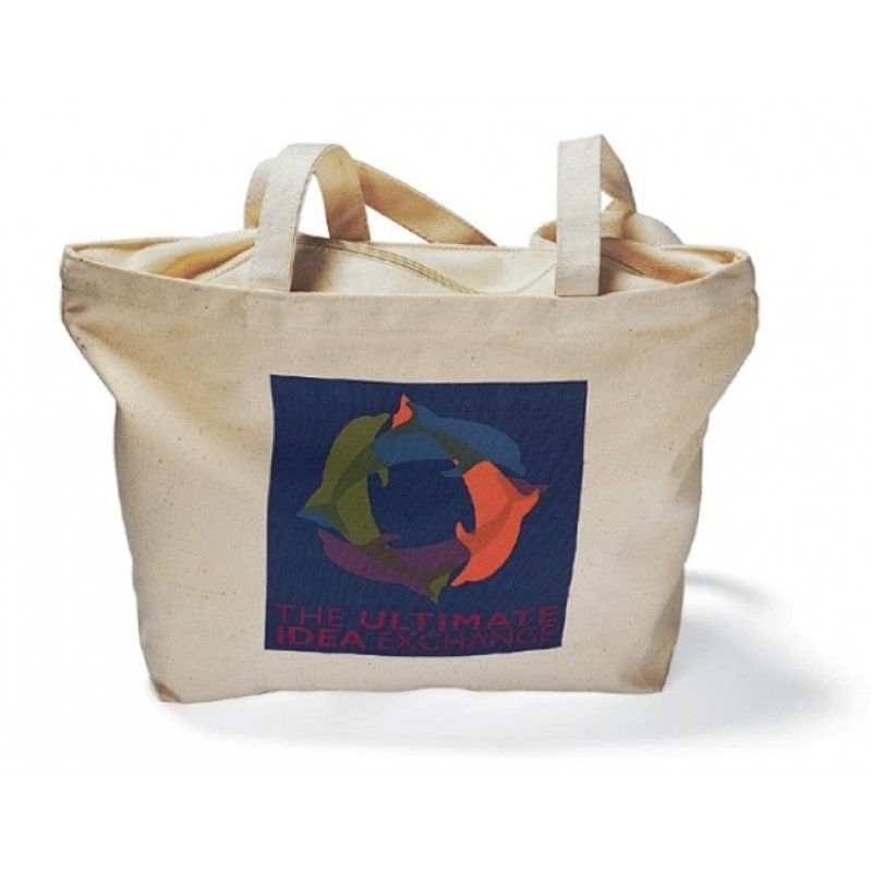 Zippered Tote Bag