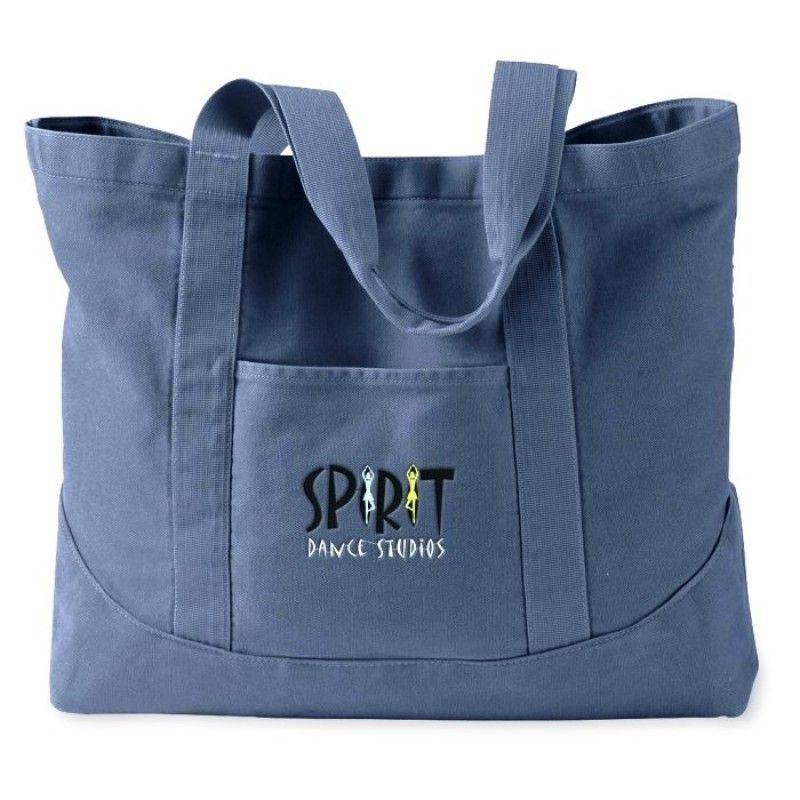 Authentic Pigment Dyed Canvas Tote Bag