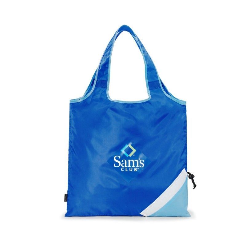 Royal Blue Latitudes Foldaway Shopper