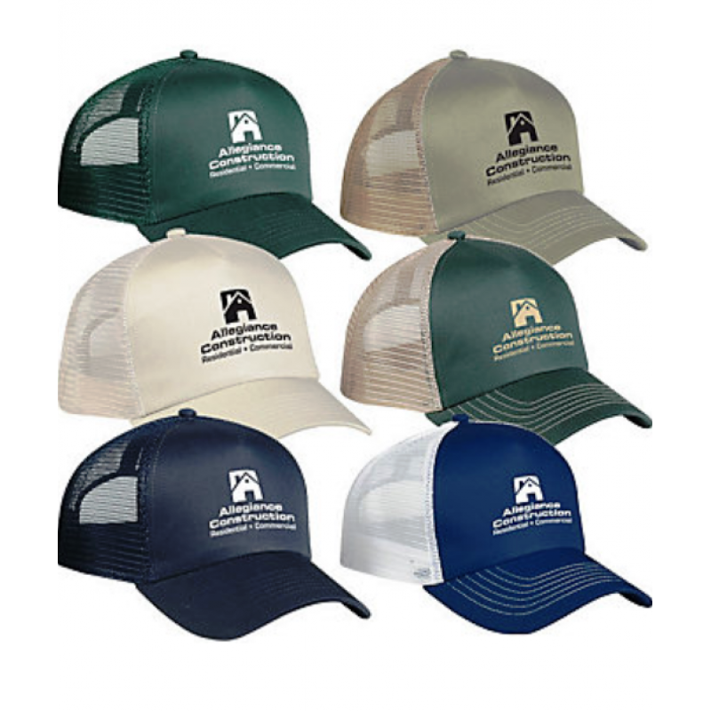 Cap 5 Panel Mesh Back Screened