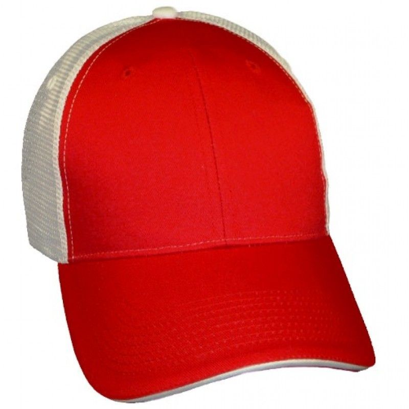 Trucker Cap W/ Mesh Back And Sandwich