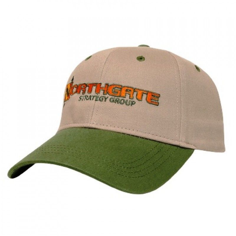 Contrasting Visor Structured Cap